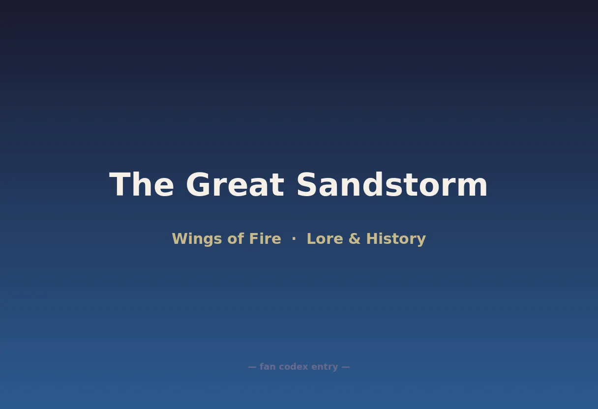 The Great Sandstorm