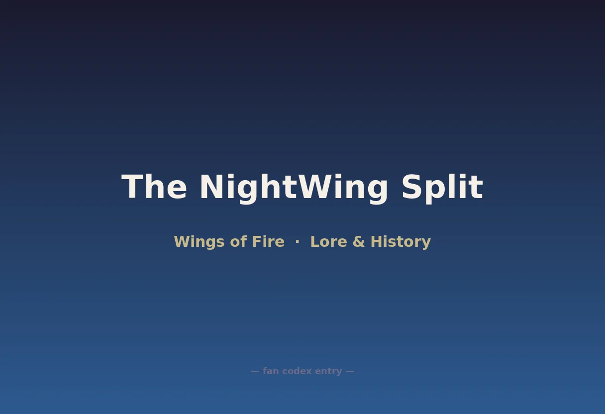 The NightWing Split