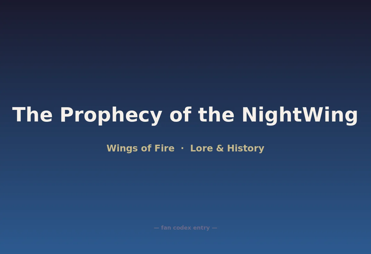 The Prophecy of the NightWing