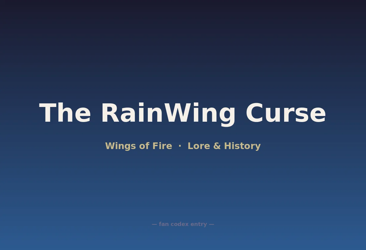 The RainWing Curse