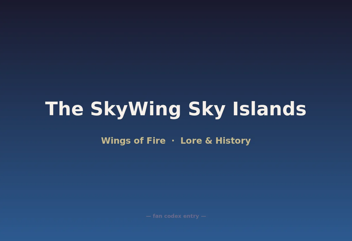 The SkyWing Sky Islands