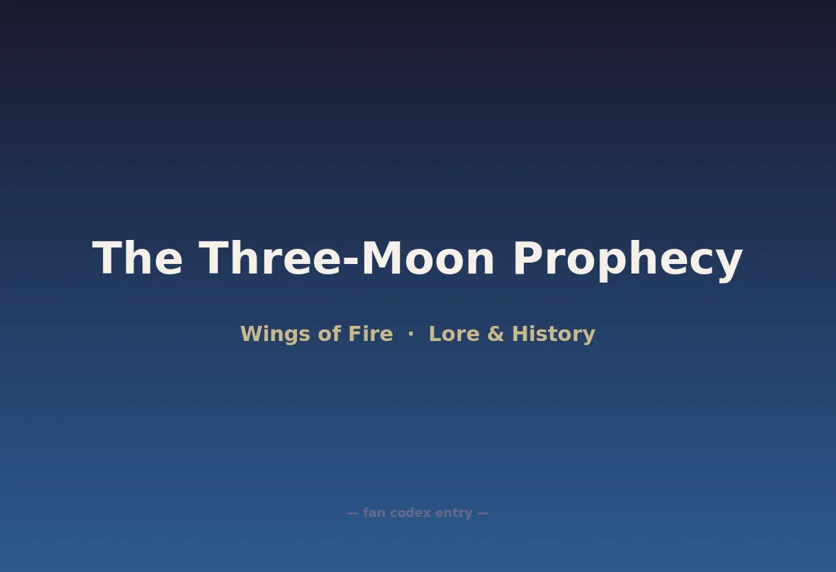 The Three-Moon Prophecy
