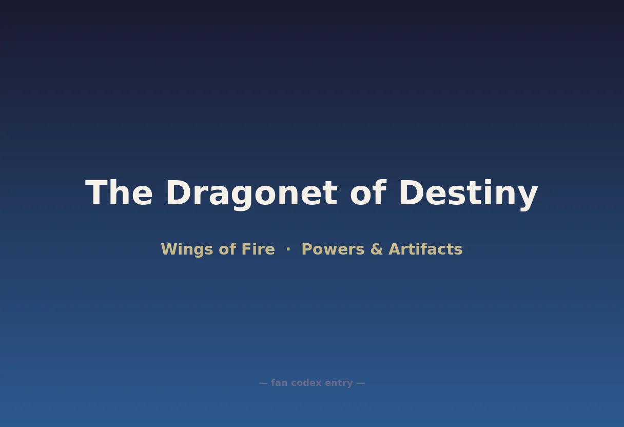 The Dragonet of Destiny