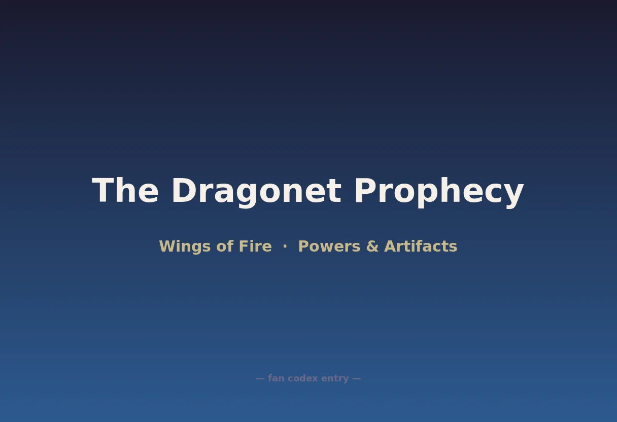 The Dragonet Prophecy